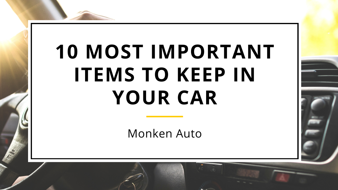 Here are 10 essential items for your car