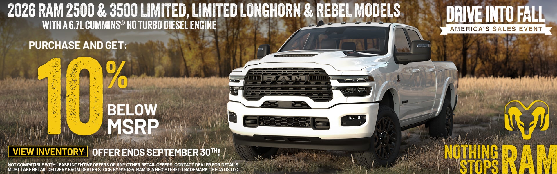 2026 RAM 2500 and 3500