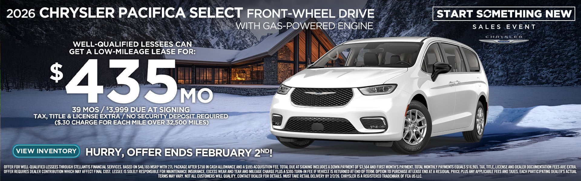 2026 Chrysler Pacifica Select